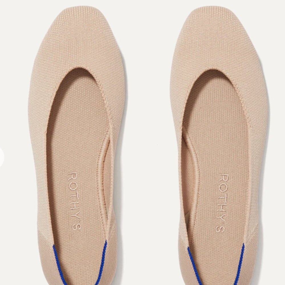 Rothy's Beige Flat size 7.5